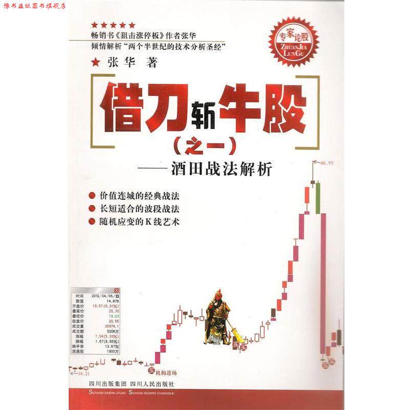 【正版书】 专家论股系列丛书:借刀斩牛股—酒田战法解析 张华 著 四川人民出版社