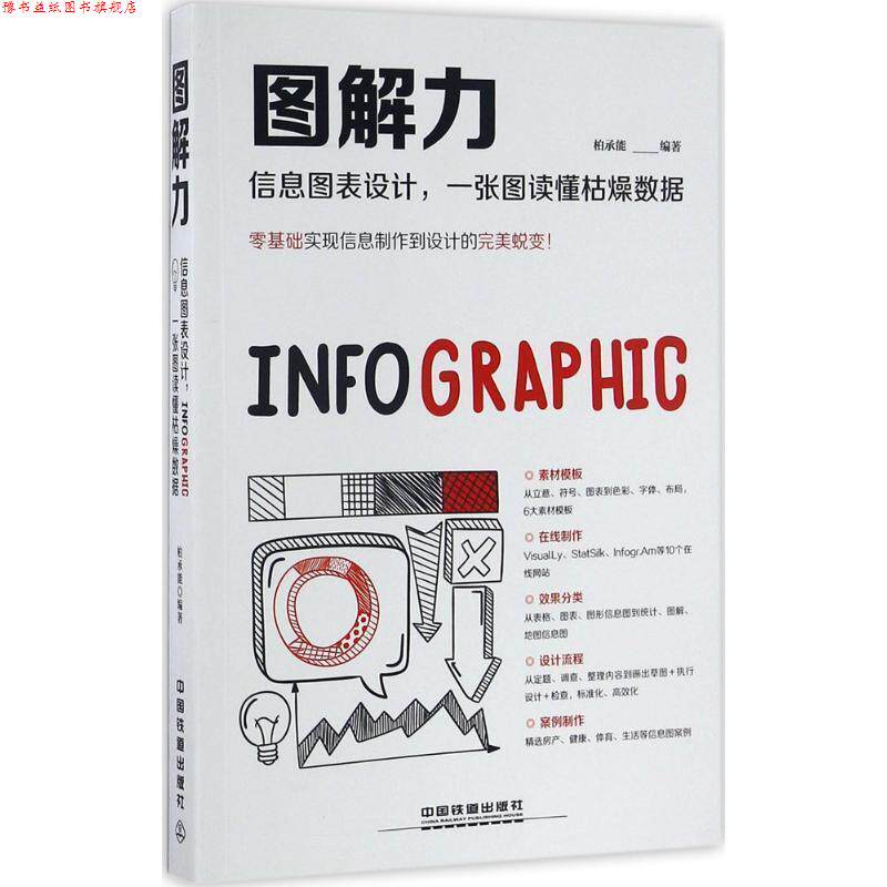 【正版书】 图解力:信息图表设计,一张图读懂枯燥数据 柏承能 中国铁道出版社