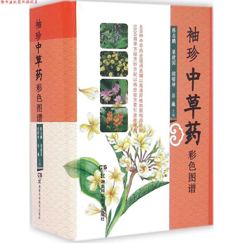【正版书】 袖珍中草药彩色图谱 巢建国 湖南科技出版社