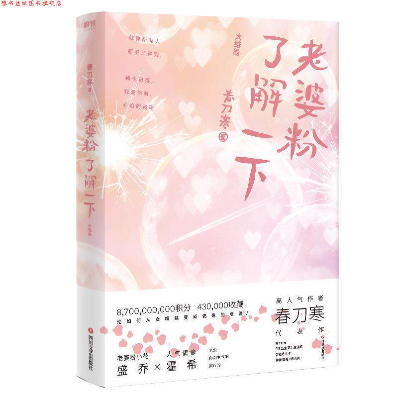 【正版书】 老婆粉了解一下.大结局 春刀寒 四川文艺出版社