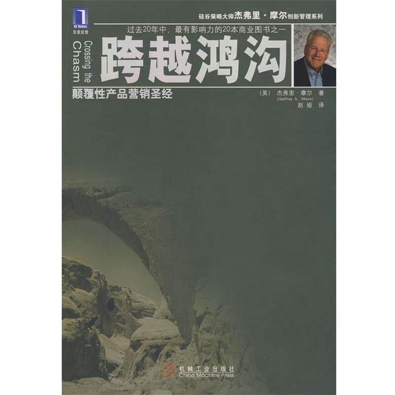 【正版书】 跨越鸿沟 (美)摩尔(Moore,G.A.) 著,赵娅 译 机械工业出版社