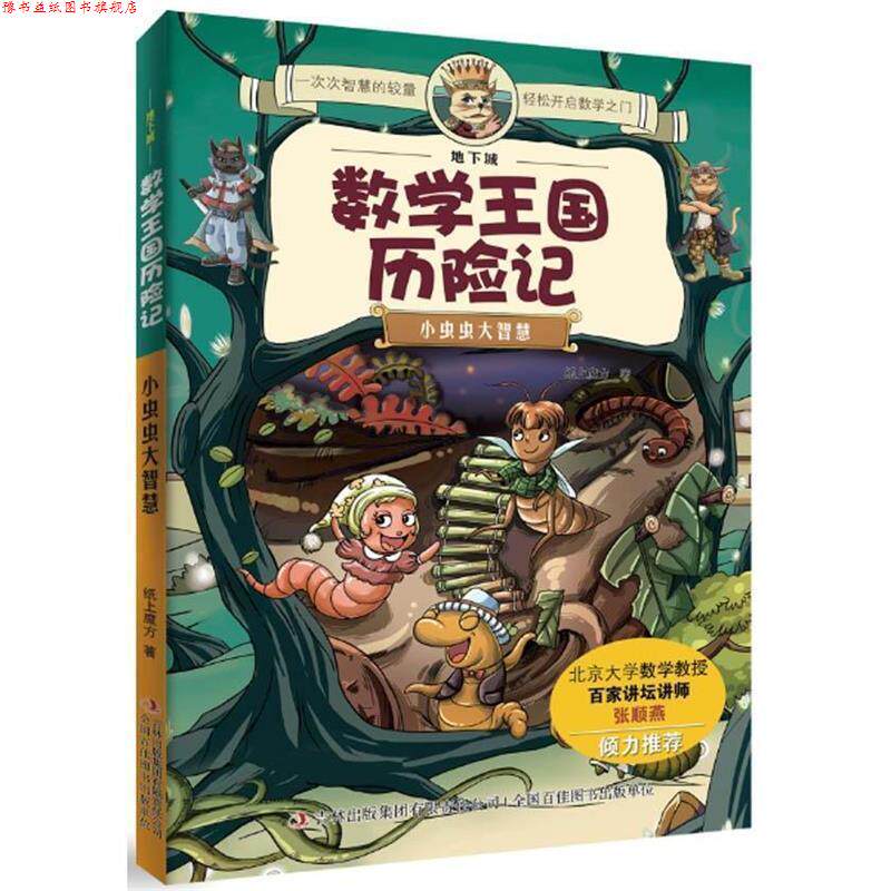 【正版书】 数学王国历险记 小虫虫大智慧 纸上魔方　著 吉林出版社