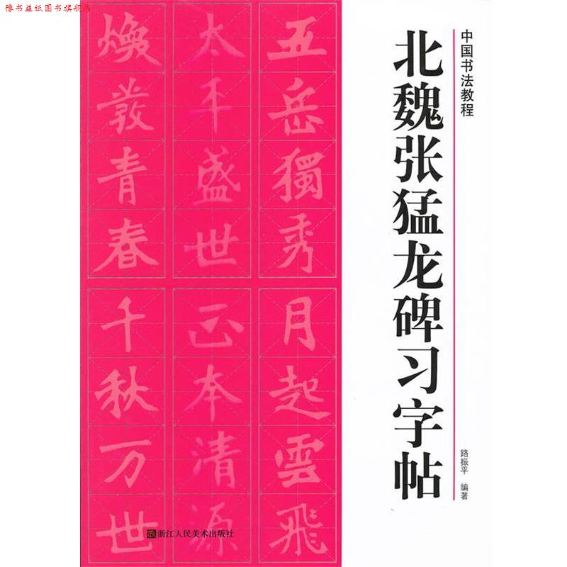 【正版书】 北魏张猛龙碑习字帖 路振平编著 浙江人民美术出版社