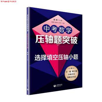 【正版书】 中考数学压轴题突破—选择填空压轴小题 彭林 著 上海教育出版社