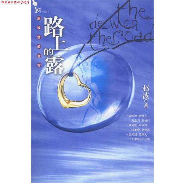 【正版书】 赵波情爱宣言:路上的露 赵波 著 中国盲文出版社