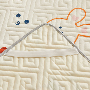 纯棉床盖单件四季通用榻榻米垫子防滑不跑床的夹棉全棉床单三件套