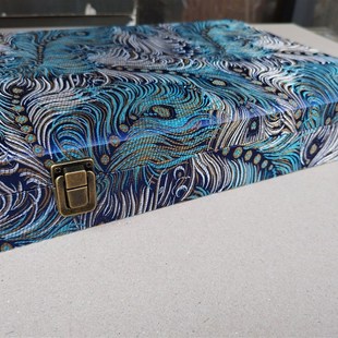 大号印章盒多排自主调整活动格子锦盒木制礼品盒把件收纳收藏盒