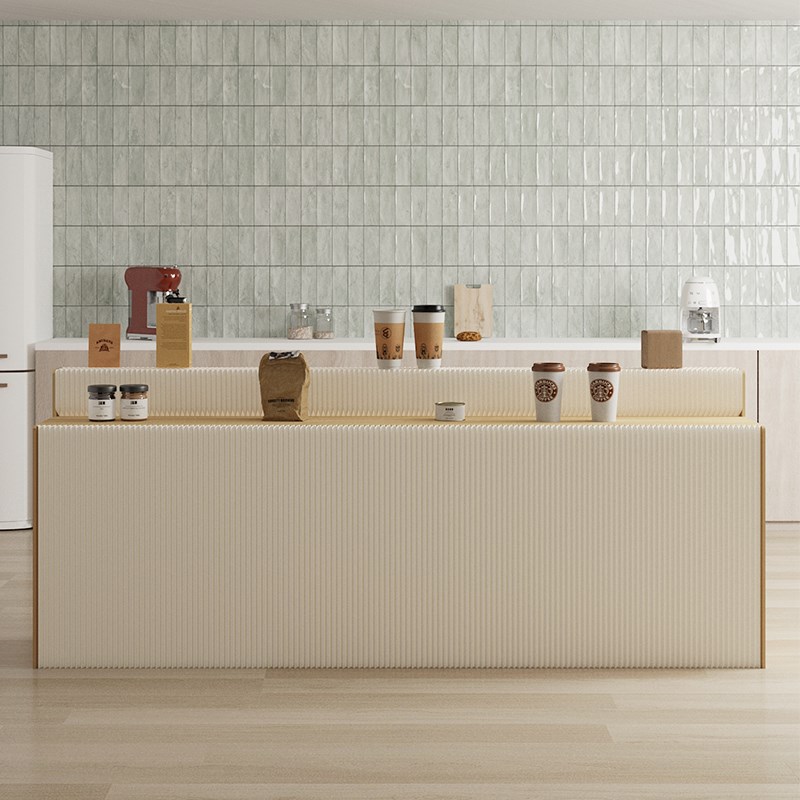 双层长条展台多功能产品陈列架置物架展会陈列台展柜商用储物展台