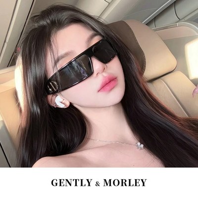 CD未来感Y2K发箍墨镜女M1U护目镜级感防风太阳眼镜防晒防紫外线