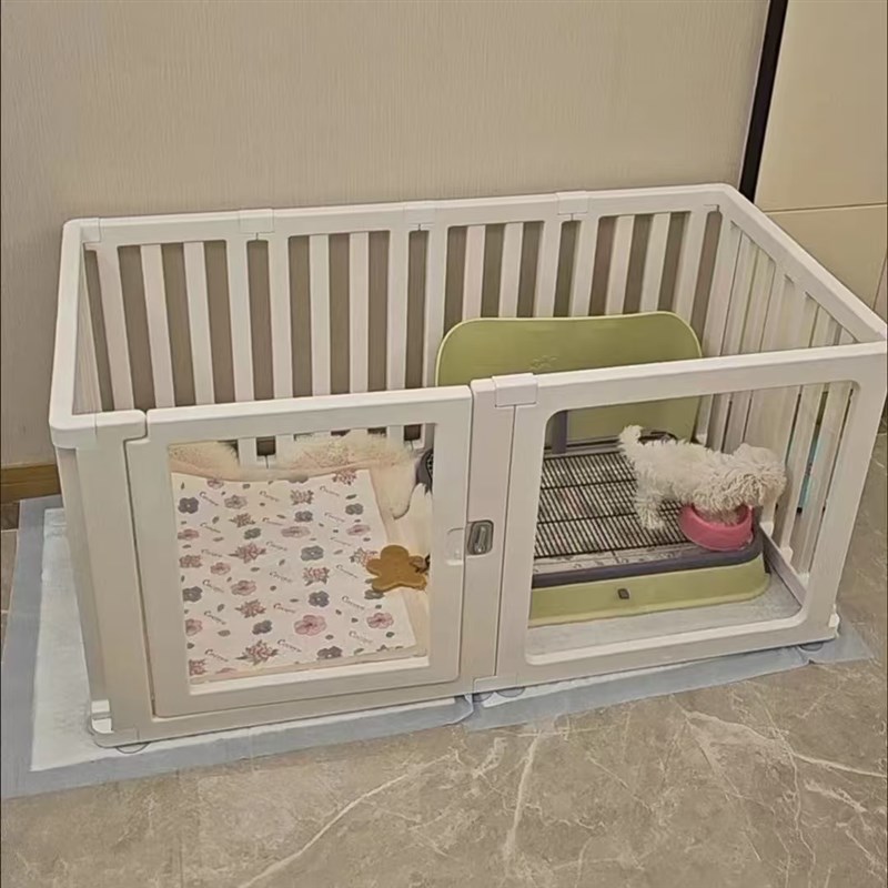宠物狗围栏全透明亚克力小型犬室内家用狗屋阳台安全栅栏狗笼子