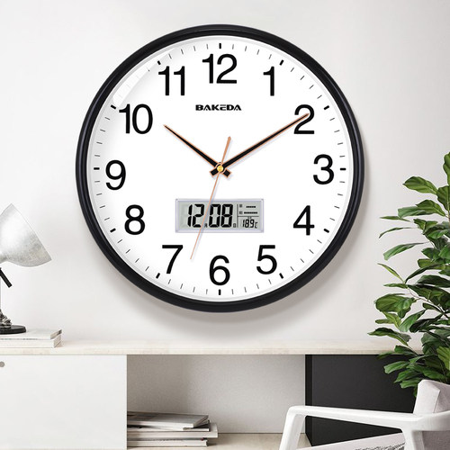 时尚钟表客厅墙上挂钟简约挂表家用静音现代时钟创意电子石英钟表