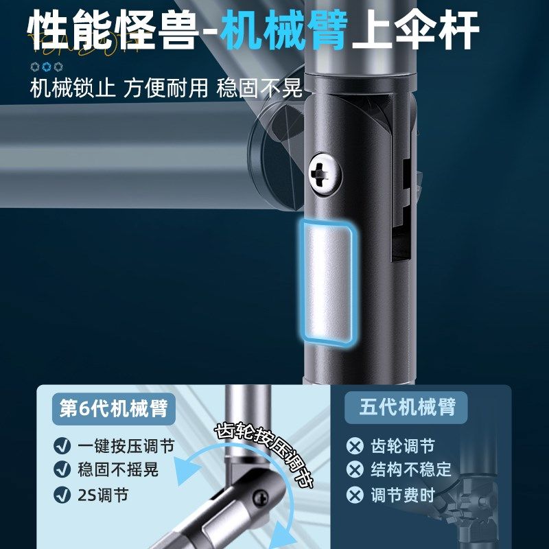 渔之源钓鱼伞钓伞遮阳2024新款机械臂新型拐杖钓鱼专用雨伞露营伞,户外/登山/野营/旅行用品,钓鱼伞,淘宝优惠券,粉丝福利购,淘宝优惠卷