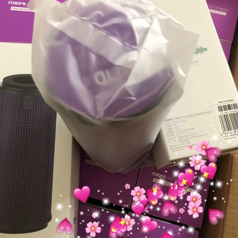 睿米车载空气净化器P8S/P6 通用滤芯G 车载除醛,祛味,防霾,抑菌