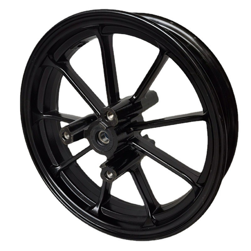 改装电动车轮毂12寸双碟刹铝轮小y牛N1S 10寸双碟刹轮圈13寸双碟