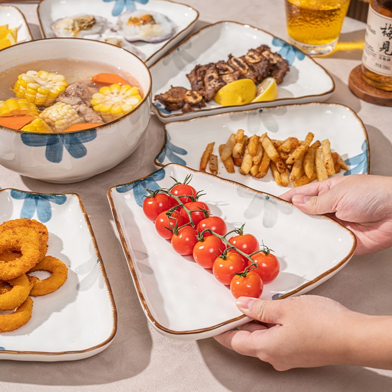 过年拼盘餐具组合套装家用陶瓷碗盘子菜盘2023新款团圆年夜饭家庭