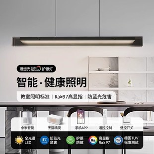 極簡高級感現代簡約創意設計師長條一字島臺餐廳燈 餐廳吊燈意式