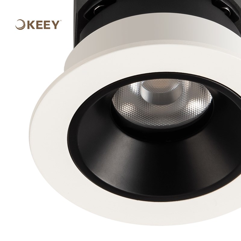 企一照明 led射灯9W开孔7.5超薄防眩天花灯客厅吊顶嵌入式cob灯具