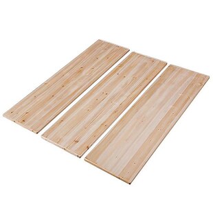 实木床板宿舍上下铺整块无缝木板定制杉木满铺护腰排骨架床垫硬板