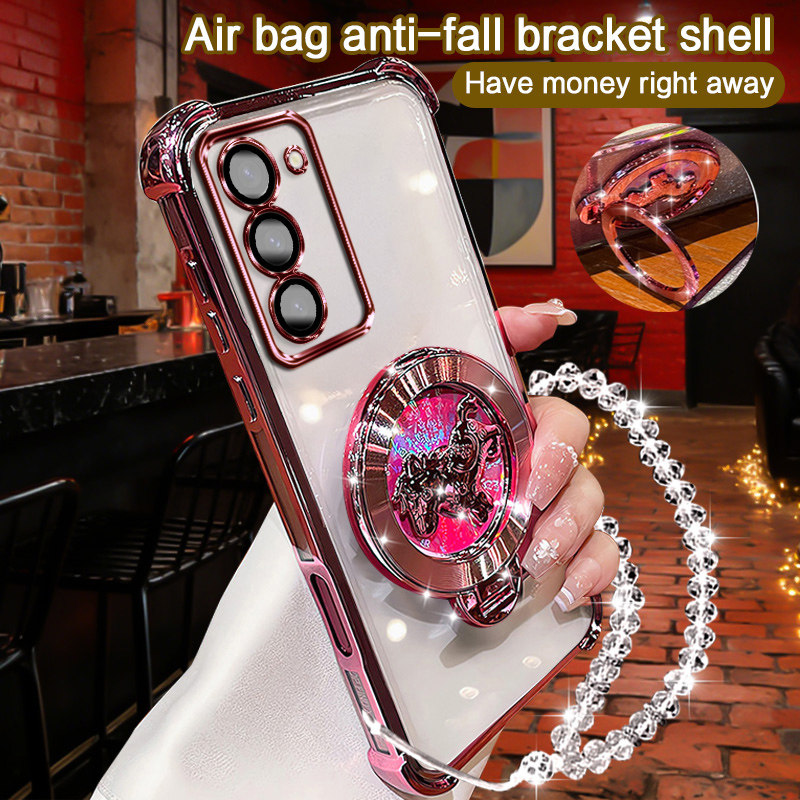 三星s25plus手机壳高级感全包电镀新年磁吸支架马上有钱男女通用防指纹防汗耐磨网红爆款保护套【S25PLUS】