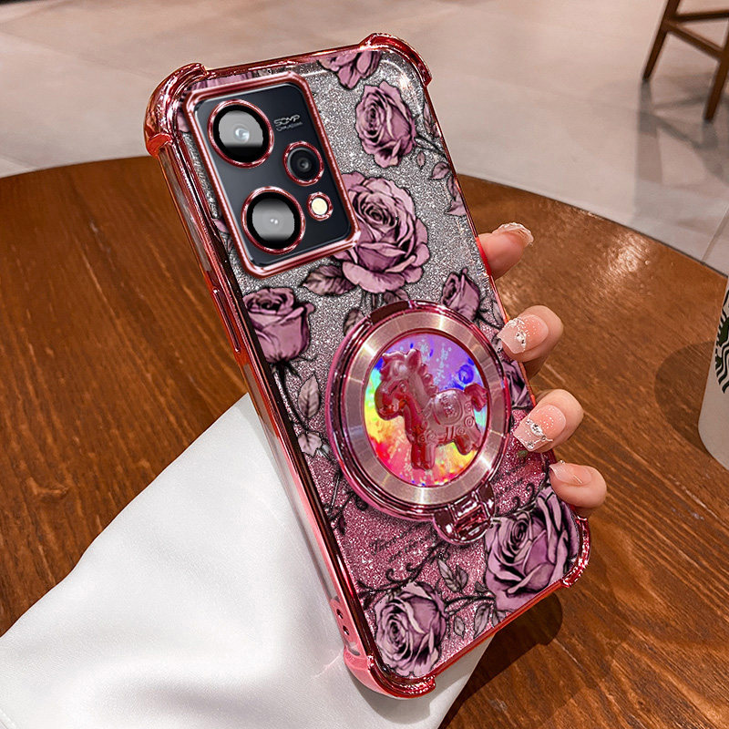 REALME9PRO旋转陀螺支架手机壳realme9pro玫瑰印花新年款国风国潮全包防摔软边框防摔气囊镜头多巴胺色系,3C数码配件,手机保护套/壳,淘宝优惠券,粉丝福利购,淘宝优惠卷