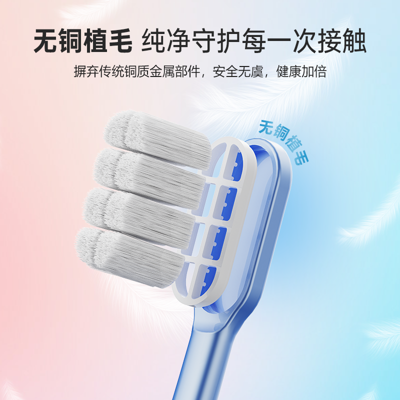 刷博士正品无铜软毛尖丝女士男士护龈家用超薄小头情侣专用牙刷