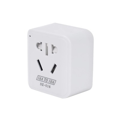 空调插座转换器16A转10A一转一排插带开关三孔转五孔转换插头家用