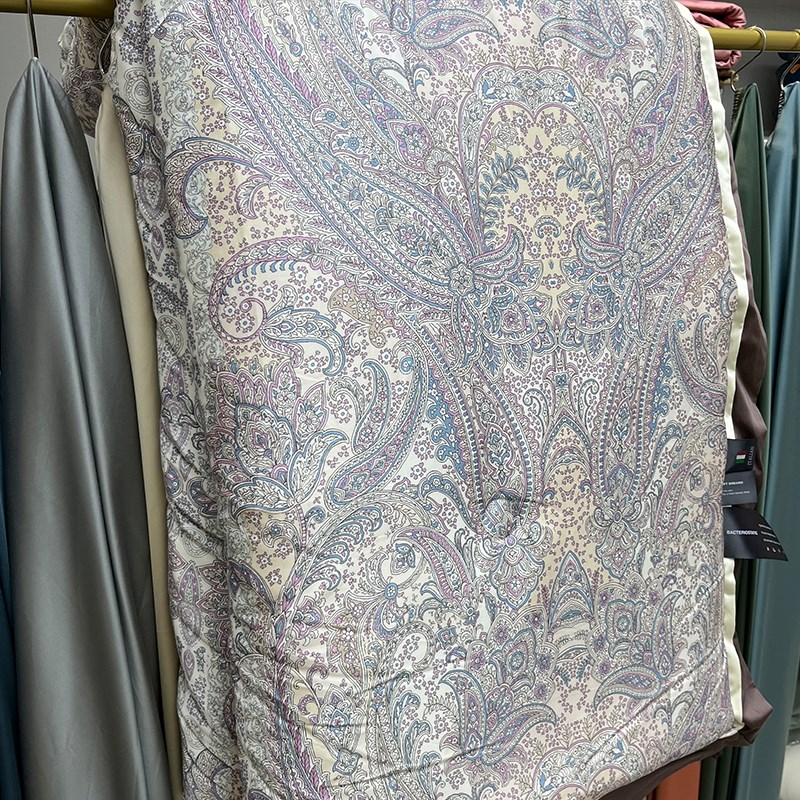 高级奢华感波斯纹春o秋被天丝空调被双人被芯可机洗薄被子大豆被