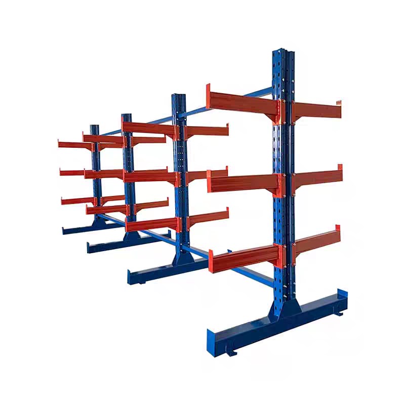 悬臂货架重型单双面五金铝材管材钢管长水管型材仓库仓储定制货架