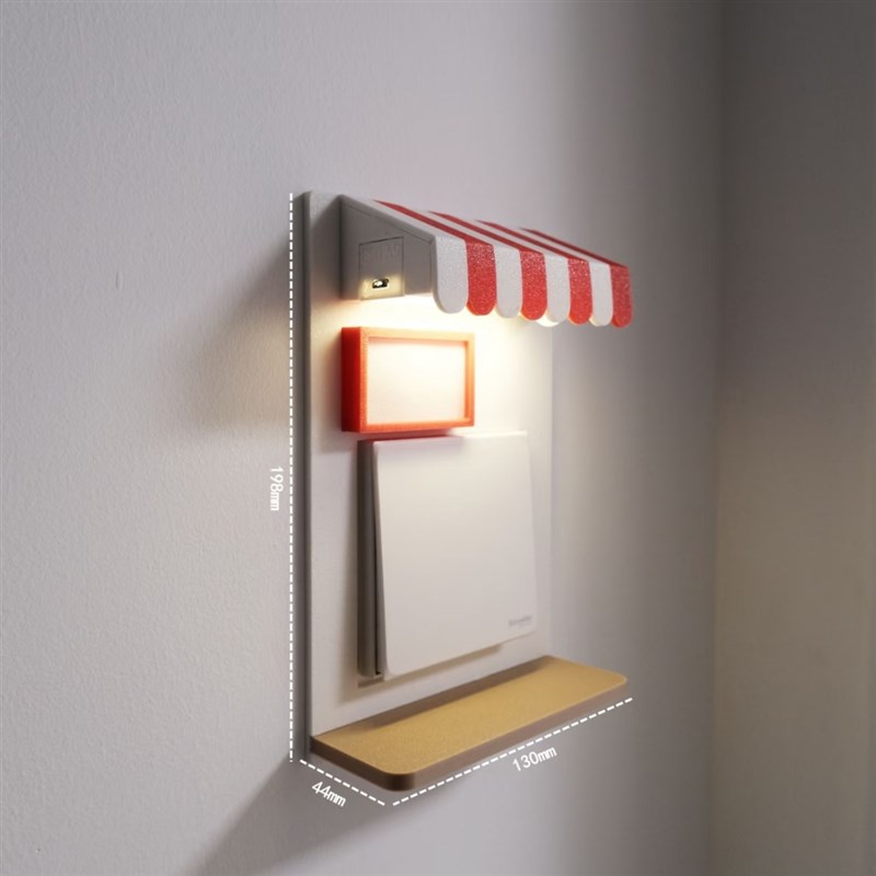 86开关贴墙贴保护套插座装饰面板家用防触电罩按钮遮挡遮丑防脏