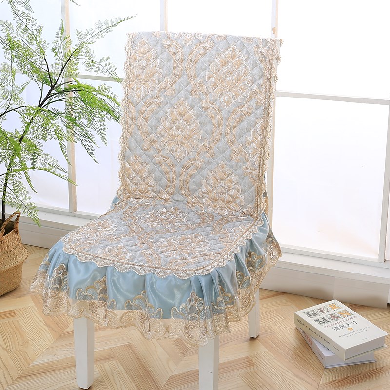 亚麻四季通用长方形餐桌桌布简约现代餐椅垫套装椅子套罩连体坐垫