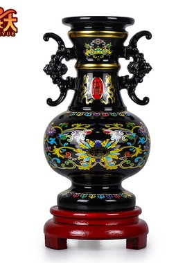 正宗泰山墨玉葫芦摆件天然原石雕刻工艺品招财客厅办公室装饰礼品