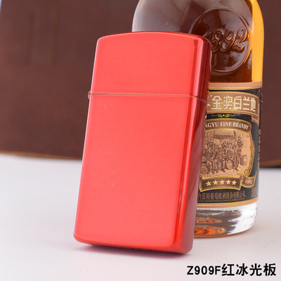 纯铜佐罗909窄机煤油打u火机窄版纤细女款迷你小巧多色可选黄铜壳
