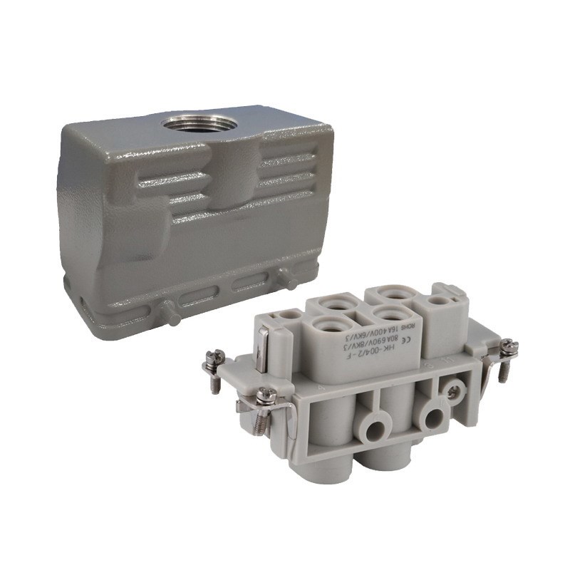 矩形重载连接器  HK4+2针表u面安装航空插头插座  HDC-HK-004/2