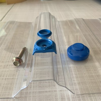 彩钢瓦自攻钉盖帽PC板防水垫耐力板雨棚固定钻尾螺丝防水帽配件
