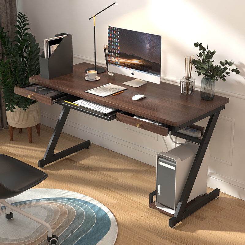 台式电脑桌家用电竞桌椅卧室简约书桌游戏桌学生学习写字台办公桌