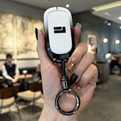 专用金属壳高档渐变包扣 尊享版 适用极石01汽车钥匙套2023款 全能版