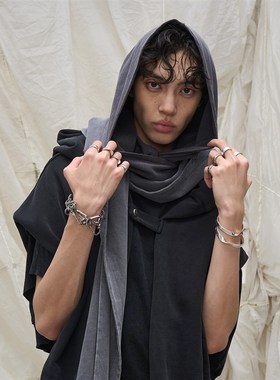 RELABEL时间元素(钩)定制开模Logo钢印R型开瓶登山扣组合钢手链