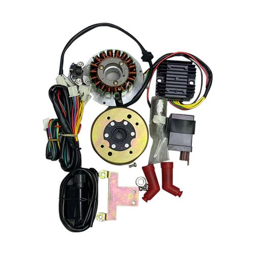 长江750跨子永磁发电机12V边三轮发电机改电子点火 海陵通用