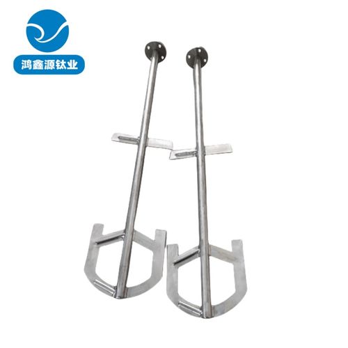 钛合金搅拌轴TA2搅拌棒纯钛耐腐蚀桨叶反应釜搅拌器钛金属搅拌桨