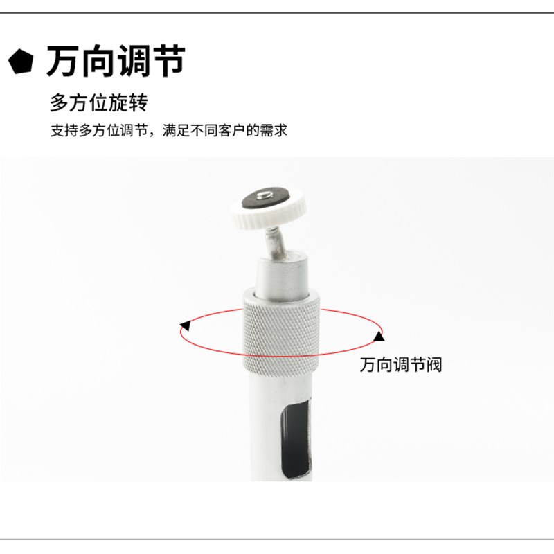 监控伸缩支架 加长杆室内外60-120cmL型铝合金摄像头万向壁装吊装