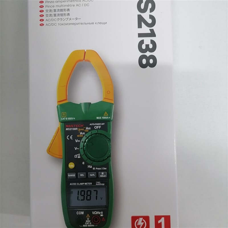 华仪仪表 数字钳形表 钳形万用表 数字钳形万能表 MS2138 MS2138R