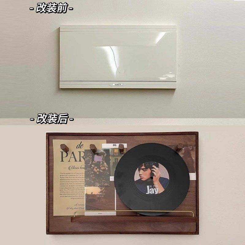 电表箱装饰画2025新款弱电箱盒遮挡挂画配电闸箱轻奢高级感免打孔