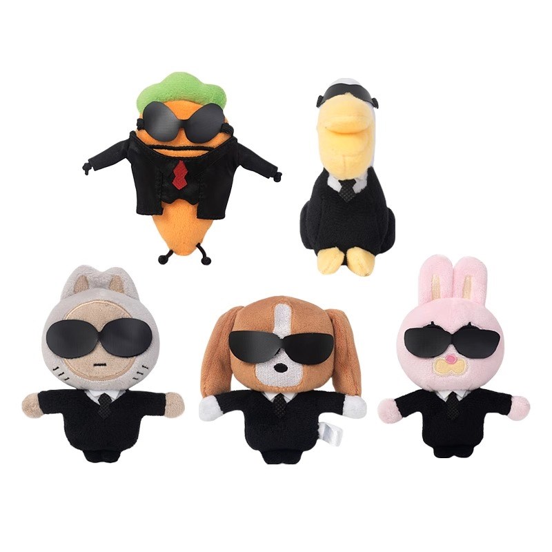 【X11】暹罗厘普 总裁与保镖冰箱贴迷你可爱公仔创意收藏周边礼物