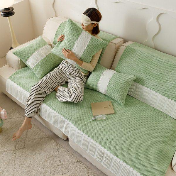 沙发垫四季通用座垫灯芯绒高档防滑沙发套罩简约现代盖布巾坐垫子