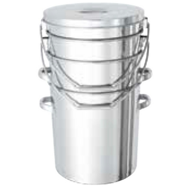 带提手不锈钢桶(可叠放) 10-25L NITTO KINZOKU 61-0746 61-0747