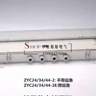 亮舟 ZYC44 2EF带应急防护网罩 船用防水双管荧光舱顶灯JCY