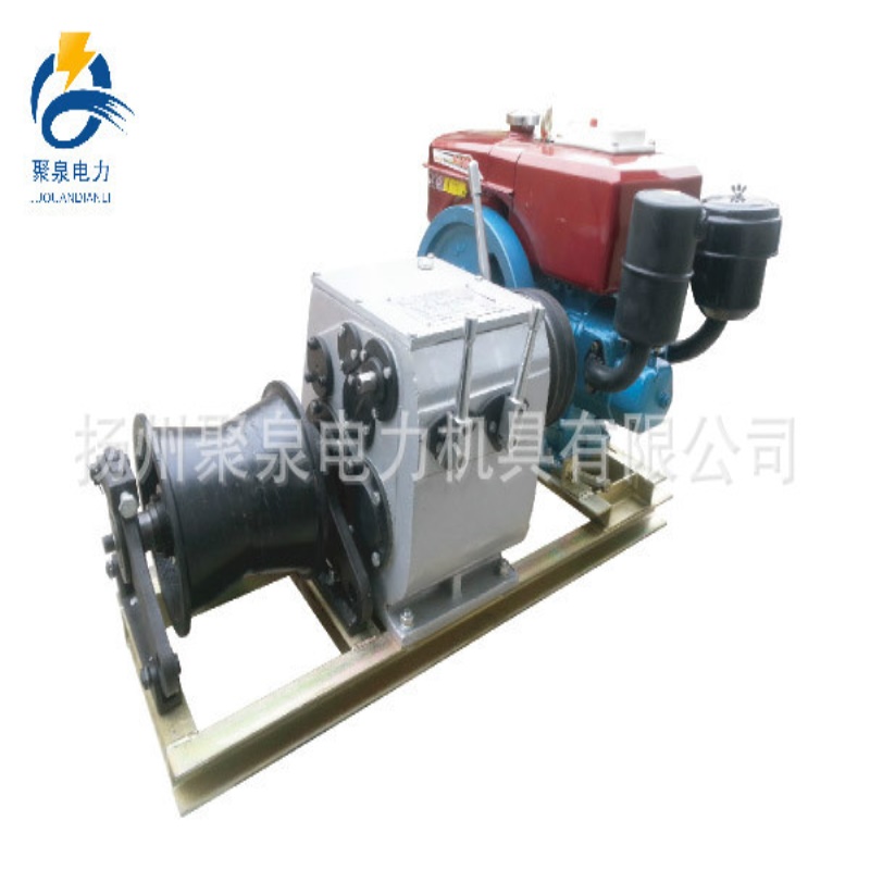 2025新品江苏扬州产1吨3吨5吨8吨手扶机动绞磨机8吨绞磨机