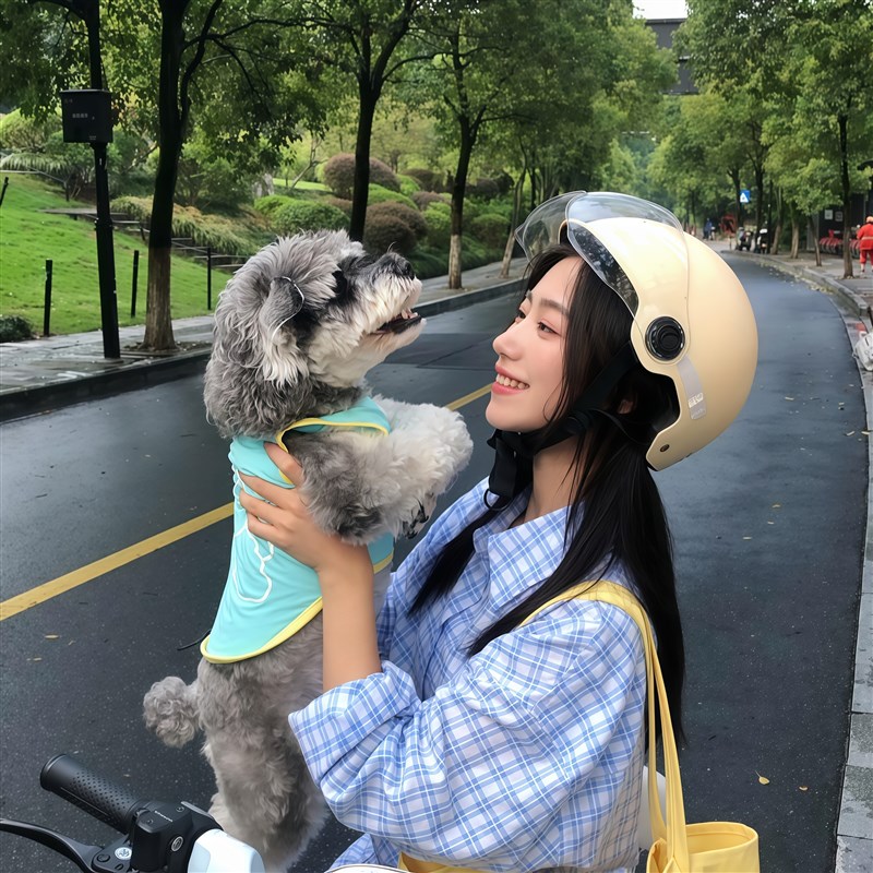 【骑行搭子】复古l电动车头盔女春夏季骑行电瓶车安全帽四季通用