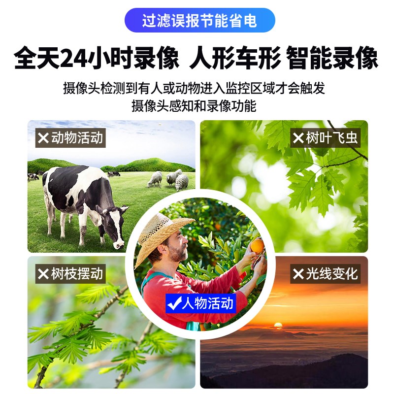 AView阿里云4G臻全彩摄像头无线室外WIFI手机远程高清旋转监控器