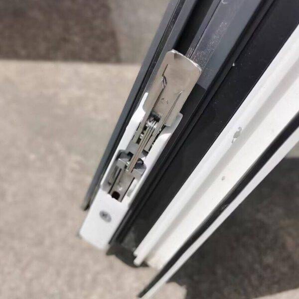 尖嘴型窗精铸塑钢门栓方形盒式暗门插销暗挤压断桥铝上下天地叉
